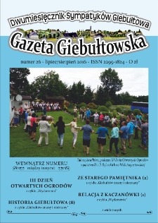 Gazeta Giebułtowska : dwumiesięcznik sympatyków Giebułtowa, 2016, nr 26