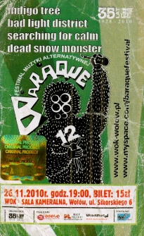 Bilet na Festiwal Muzyki Alternatywnej Baraque 12 [Dokument życia społecznego]