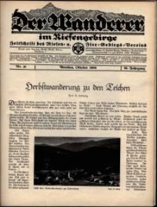 Der Wanderer im Riesengebirge, 1936, nr 10