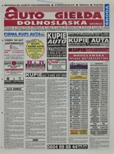 Auto Giełda Dolnośląska : regionalna gazeta ogłoszeniowa, 2004, nr 43 (1131) [14.04]