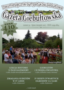 Gazeta Giebułtowska : dwumiesięcznik sympatyków Giebułtowa, 2017, nr 32