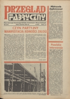 Przegląd Fabryczny : pismo samorządu robotniczego Zakładów Kuzienniczych i Maszyn Rolniczych w Jaworze, 1978, nr 6 (31)