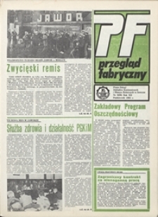 Przegląd Fabryczny : pismo załogi Zakładów Kuzienniczych i Maszyn Rolniczych w Jaworze, 1985, nr 9 (98)