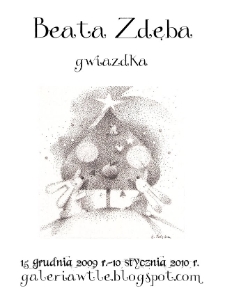 Beata Zdęba - Gwiazdka - plakat [Dokument elektroniczny]