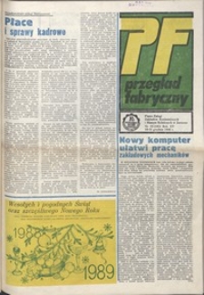 Przegląd Fabryczny : pismo załogi Zakładów Kuzienniczych i Maszyn Rolniczych w Jaworze, 1988, nr 23 (165)