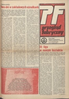 Przegląd Fabryczny : pismo załogi Zakładów Kuzienniczych i Maszyn Rolniczych w Jaworze, 1989, nr 15 (180)