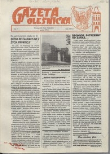 Gazeta Oleśnicka: dwutygodnik Ziemi Oleśnickiej, 1990, nr 17