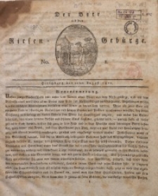 Der Bote aus dem Riesen-Gebirge, 1812, No. 1