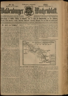Waldenburger Wochenblatt, Jg. 60, 1914, nr 51