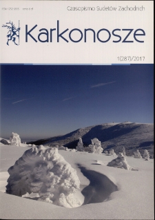 Karkonosze : czasopismo Sudetów Zachodnich, 2017, nr 1 (287)