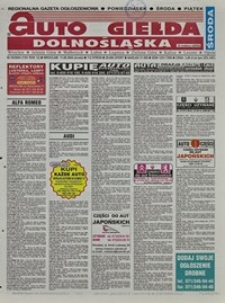 Auto Giełda Dolnośląska : regionalna gazeta ogłoszeniowa, 2004, nr 93 (1181) [11.08]