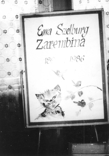 Wystawka poświęcona Ewie Szelburg-Zarembinie [Dokument ikonograficzny]