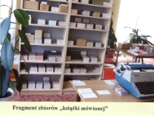 Fragment zbiorów książki mówionej [Dokument ikonograficzny]