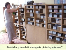 Fragment zbiorów książki mówionej [Dokument ikonograficzny]