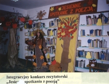 Konkurs recytatorski "Jesienne spotkania z poezją" [Dokument ikonograficzny]