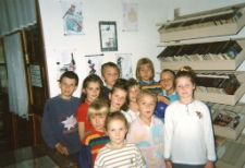 Zajęcia z dziećmi - filia w Mojęcicach [Dokument ikonograficzny]