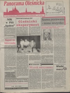 Panorama Oleśnicka: dwutygodnik Ziemi Oleśnickiej, 1992, nr 63
