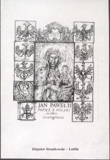 Ekslibrisy Jana Pawła II : z kolekcji Tadeusza Czosnyki - ulotka [Dokument życia społecznego]
