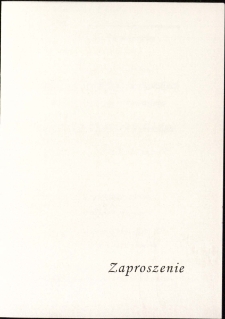 Jelenia Góra i okolice w rysunkach Romualda Napiórkowskiego : Drogi Jeleniogórskich Sybiraków - zaproszenie [Dokument życia społecznego]