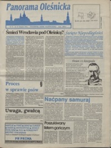 Panorama Oleśnicka: tygodnik Ziemi Oleśnickiej, 1992, nr 72