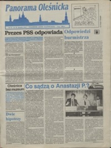 Panorama Oleśnicka: tygodnik Ziemi Oleśnickiej, 1992, nr 74