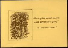 Polskie przewodniki turystyczne po Ziemi Jeleniogórskiej - zaproszenie [Dokument życia społecznego]