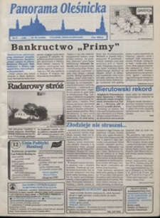 Panorama Oleśnicka: tygodnik Ziemi Oleśnickiej, 1993, nr 37