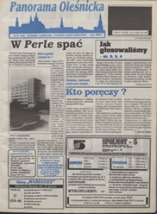 Panorama Oleśnicka: tygodnik Ziemi Oleśnickiej, 1993, nr 39