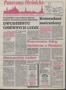 Panorama Oleśnicka: tygodnik Ziemi Oleśnickiej, 1993, nr 40