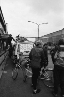 Wyprawa rowerowa niewidomych Oslo - Jelenia G&oacute;ra - Rzym (fot. 6) [Dokument ikonograficzny]
