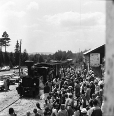 Jakuszyce - pociąg specjalny do Harrachova (fot. 2) [Dokument ikonograficzny]