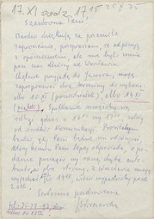 List Janiny Wieczerskiej do Dyrektor Miejskiej Biblioteki Publicznej w Jaworze, 25.10.1975 r. [Dokument życia społecznego]