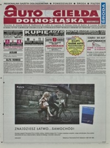 Auto Giełda Dolnośląska : regionalna gazeta ogłoszeniowa, 2004, nr 99 (1187) [25.08]