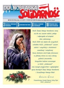 Dolnośląska Solidarność, 2019, nr 12 (412)