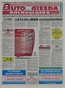 Auto Giełda Dolnośląska : regionalna gazeta ogłoszeniowa, 2005, nr 18 (1258) [14.02]