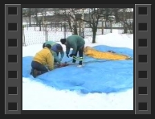 Dwubój spadochronowy - zimą [Film]