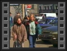 Jelenia Góra - centrum miasta (jeszcze asfalt) [Film]