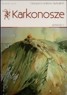 Karkonosze : czasopismo Sudetów Zachodnich, 2017, nr 4 (290)