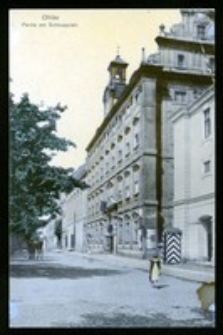 Ohlau - Partie am Schlossplatz [Dokument ikonograficzny]