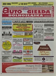 Auto Giełda Dolnośląska : regionalna gazeta ogłoszeniowa, 2005, nr 57 (1297) [20.05]