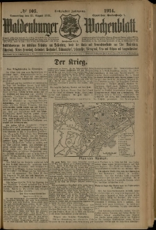 Waldenburger Wochenblatt, Jg. 60, 1914, nr 103