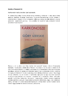 Skarby z Pracowni (1) : Karkonosze i G&oacute;ry Izerskie. Cykl wycieczek [Dokument elektroniczny]