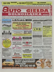 Auto Giełda Dolnośląska : regionalna gazeta ogłoszeniowa, 2005, nr 72 (1312) [24.06]