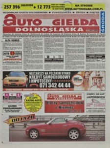 Auto Giełda Dolnośląska : regionalna gazeta ogłoszeniowa, 2005, nr 77 (1317) [6.07]