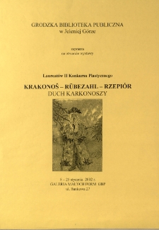 Krakonoš - Rũbezahl - Rzepiór : duch Karkonoszy : II konkurs plastyczny pod patronatem Euroregionu NYSA - plakat [Dokument elektroniczny]