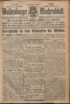Waldenburger Wochenblatt, Jg. 61, 1915, nr 12