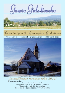 Gazeta Giebułtowska : dwumiesięcznik sympatyków Giebułtowa, 2020, nr 52