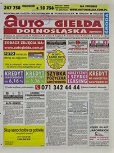 Auto Giełda Dolnośląska : regionalna gazeta ogłoszeniowa, 2005, nr 106 (1346) [14.09]