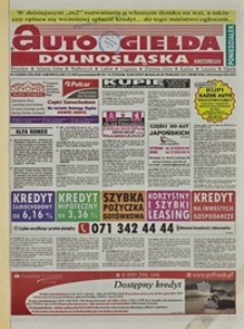 Auto Giełda Dolnośląska : regionalna gazeta ogłoszeniowa, 2005, nr 114 (1354) [3.10]