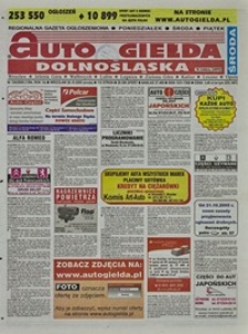 Auto Giełda Dolnośląska : regionalna gazeta ogłoszeniowa, 2005, nr 124 (1364) [26.10]